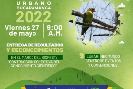 Bucaramanga y su área metropolitana conocerán resultados del Reto Naturalista Urbano 2022