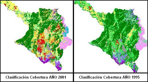 clasificación de cobertura vegetal y uso actual con la imagen landsat