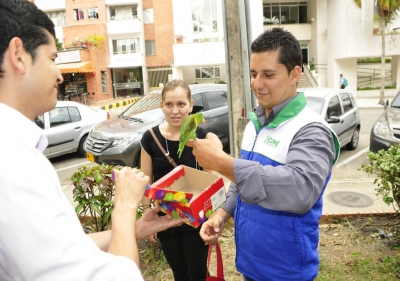 Perico fue entregado por una ciudadana