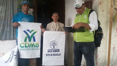 100 viviendas fueron sensibilizadas en separación en la fuente