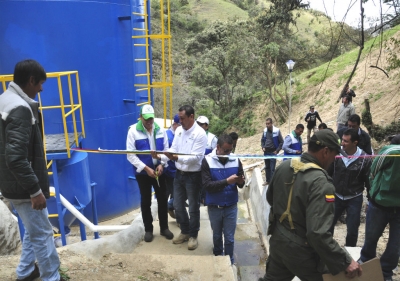 CDMB Inauguró Plantas de Tratamiento de Aguas Residuales en Berlín y Vetas