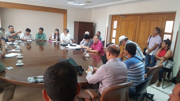 Líderes comunales del Corregimiento 1 de Bucaramanga se reunieron en la CDMB