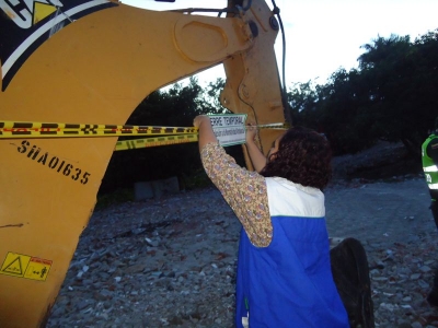 Por movimiento de tierra sin lineamientos ambientales en Piedecuesta la CDMB impone medida preventiva