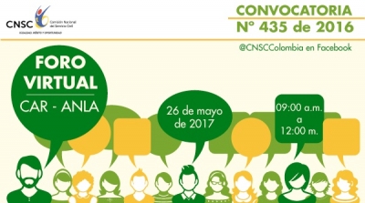 CONVOCATORIA 435 CAR-ANLA #SÍHAYEMPLEO