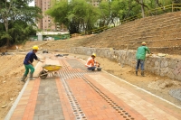 Obras del parque Carlos Virviescas Pinzón avanzan en un 65 por ciento