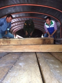 CDMB decomisa cargamento de madera en Lebrija