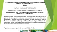 Formulación del plan de manejo del PNR Páramo de Santurbán - Invitación para Suratá