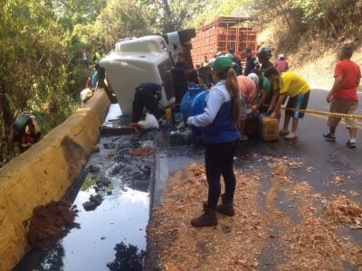 Por ahora no hay afectación de la quebrada la Grande por derrame de ACPM