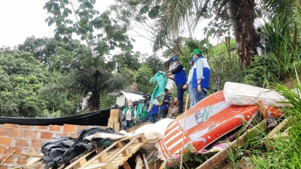 El pulmón verde de Bucaramanga no se toca. Exitoso operativo de recuperación de predio