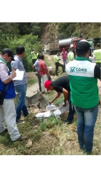 Alerta para la comunidad ribereña de Umpalá y Chicamocha por derrame de ACPM