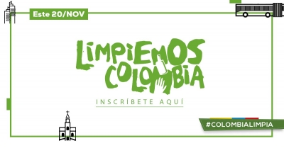 Este 20 de noviembre, nos unimos a la Jornada “Limpiemos a Colombia“