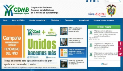 Nueva página web CDMB